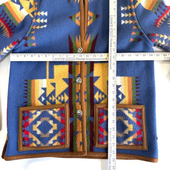 Pendleton Custom made Reversible Wool Coat Handmade Mens Medium See Measurements - Picture 6 of 14